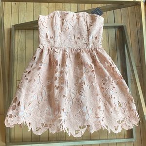 Michael Costello x Revolve Lace Mini Dress